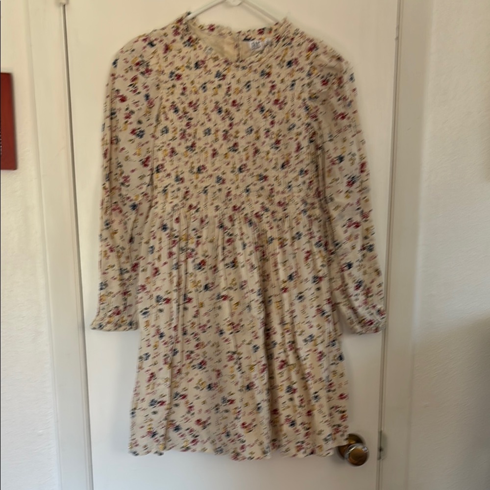 Gap Kids Floral Cream Kids Dress